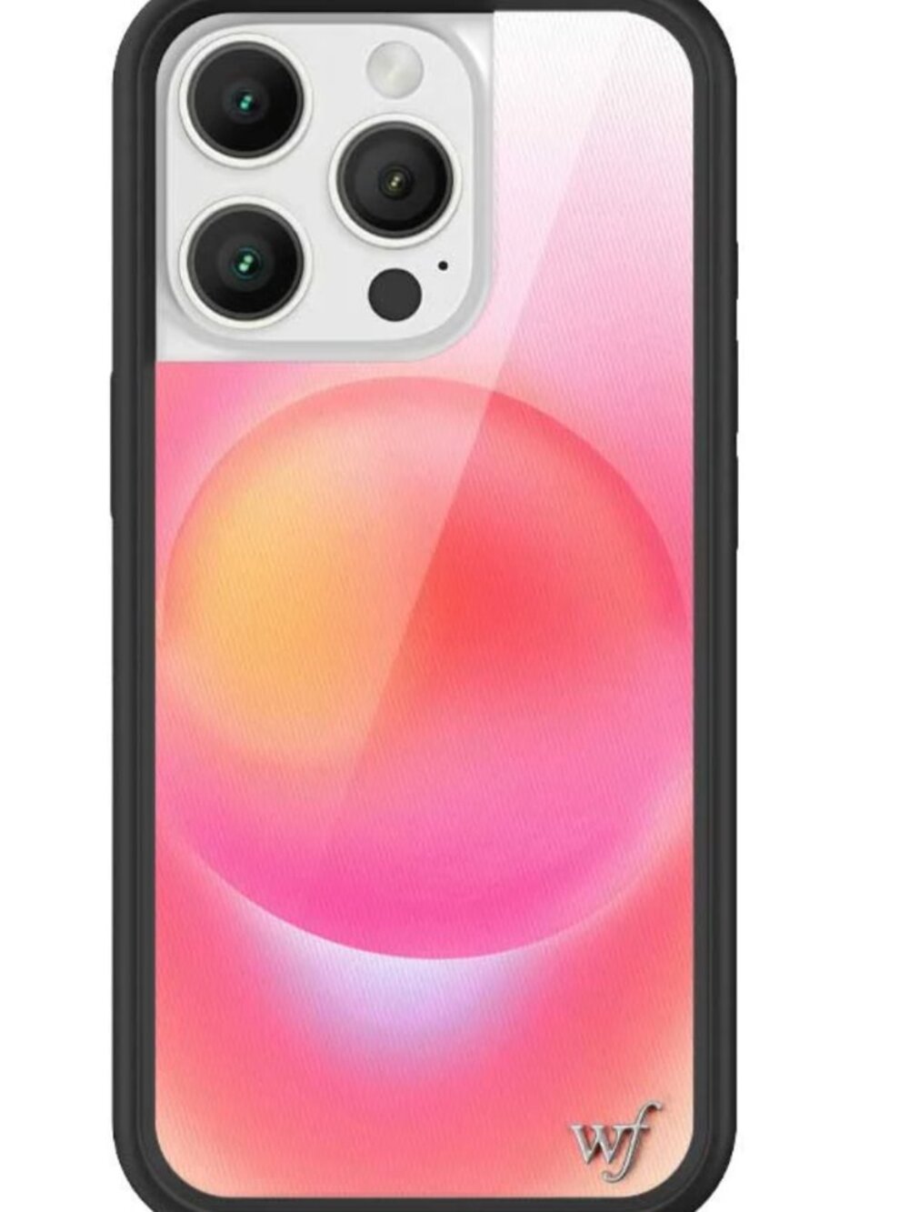 Wildflower Hot Pink Aura Case - Iphone 16 Pro